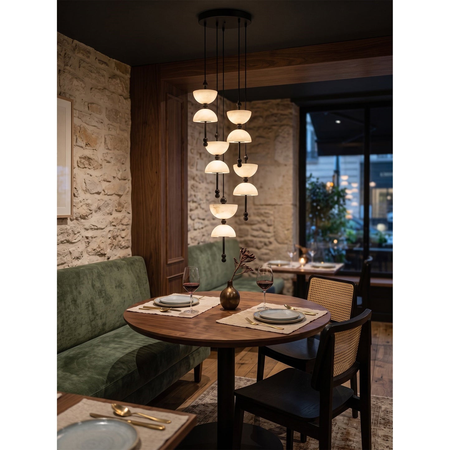 Lyra Alabaster Chandelier
