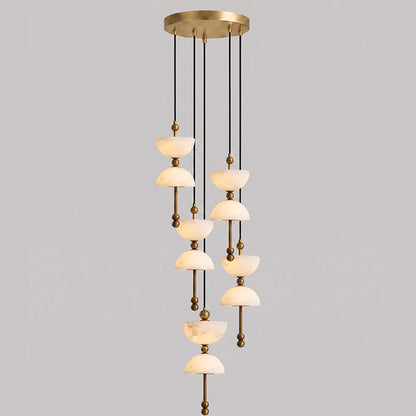 Lyra Alabaster Chandelier