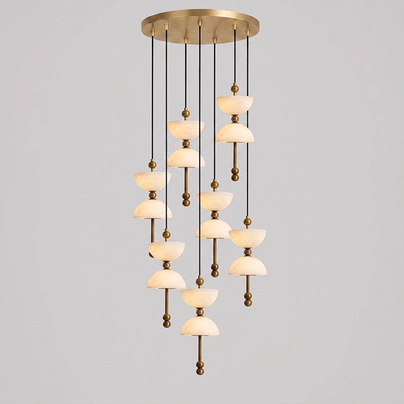 Lyra Alabaster Chandelier