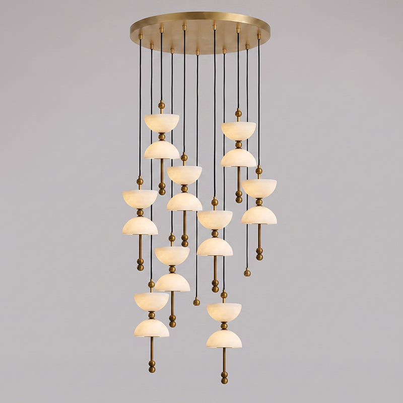 Lyra Alabaster Chandelier
