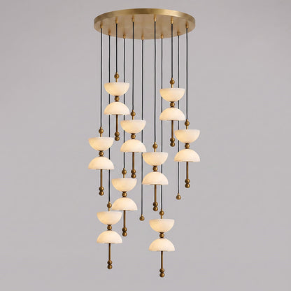 Lyra Alabaster Chandelier