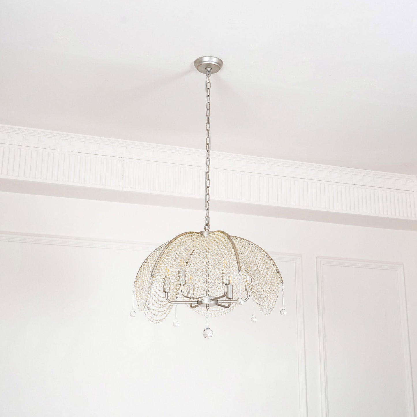 Regency Style Beads Chandelier, view 8