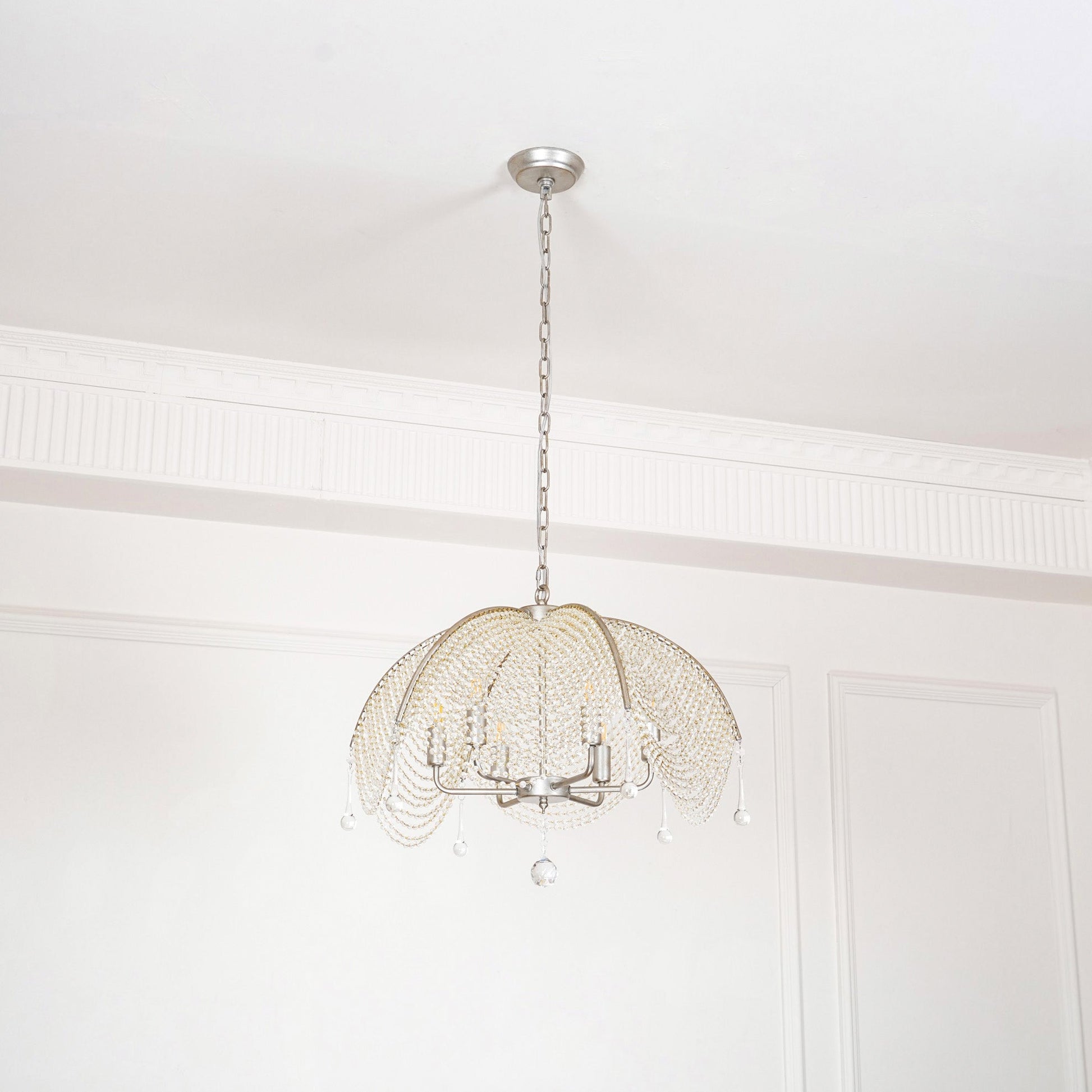 Regency Style Beads Chandelier, view 8