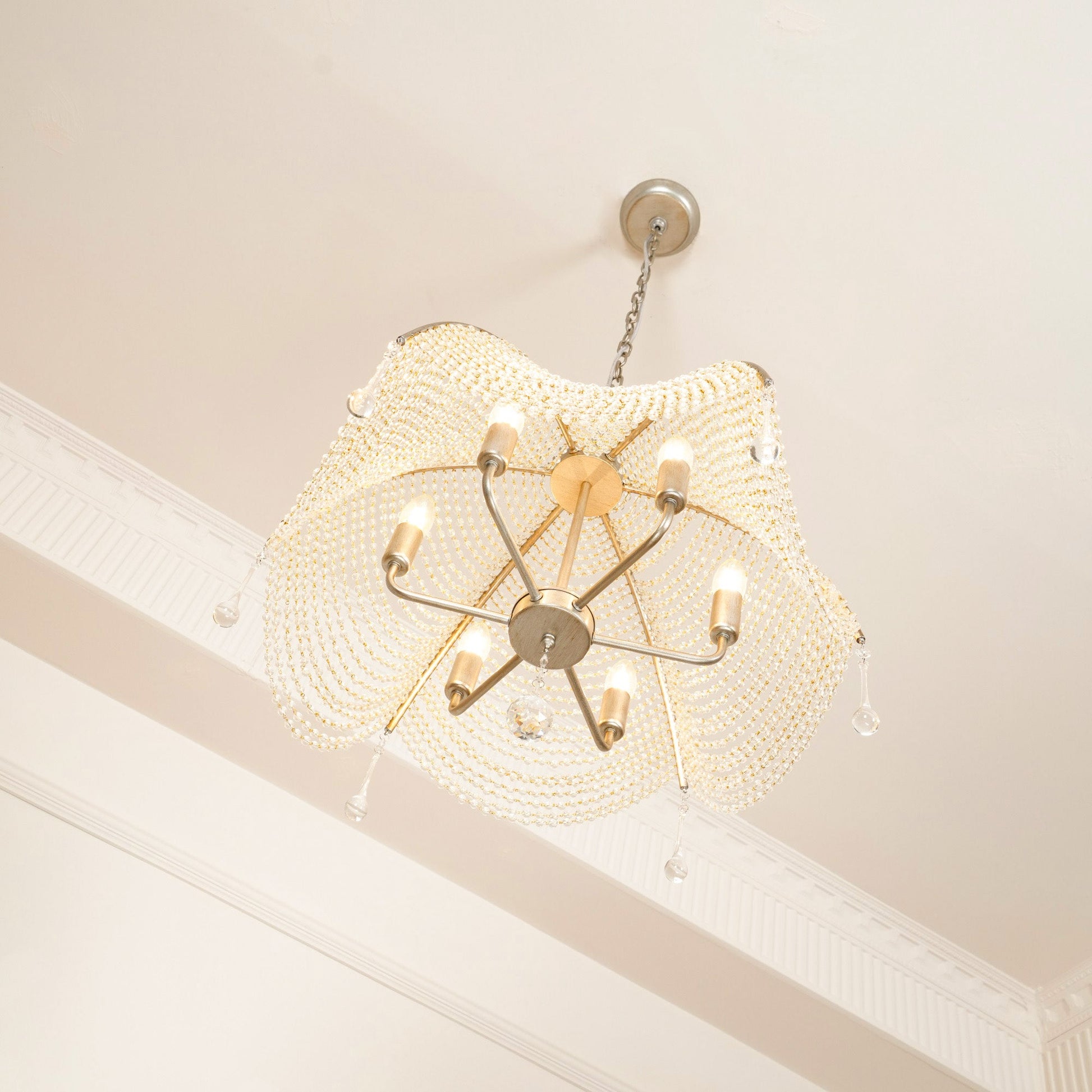Regency Style Beads Chandelier, view 10