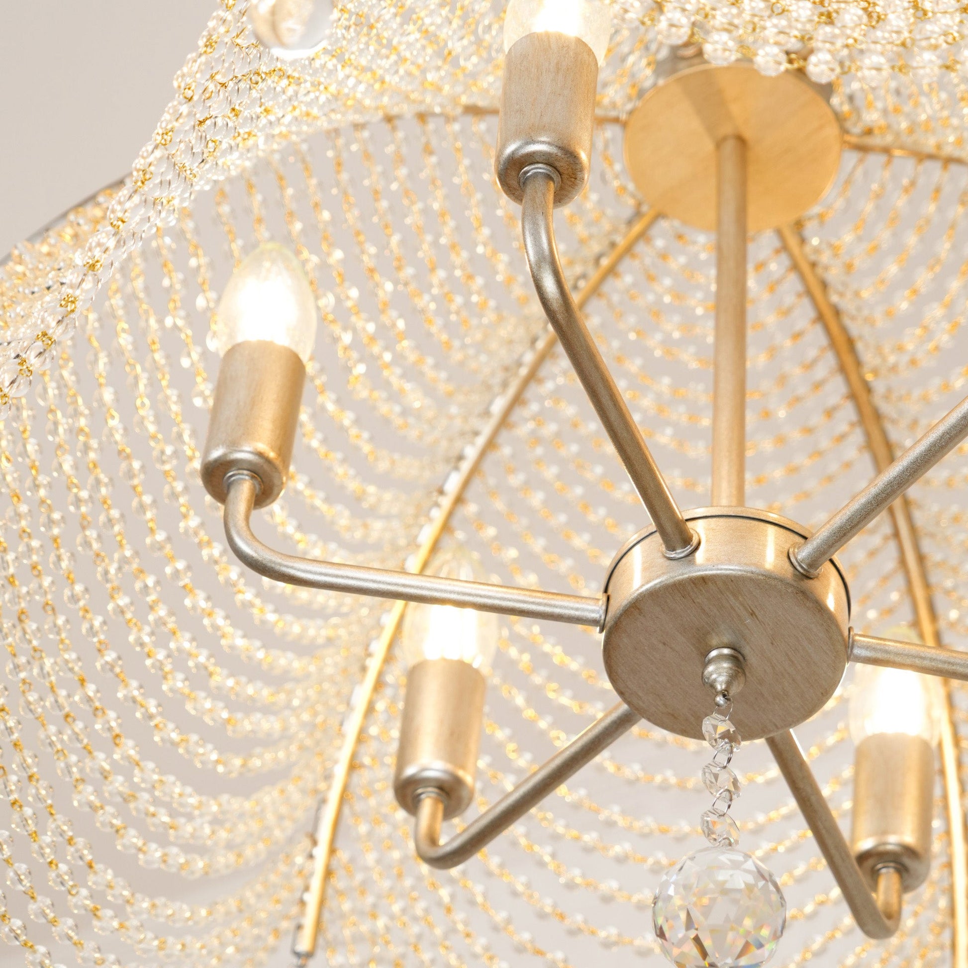 Regency Style Beads Chandelier, view 14