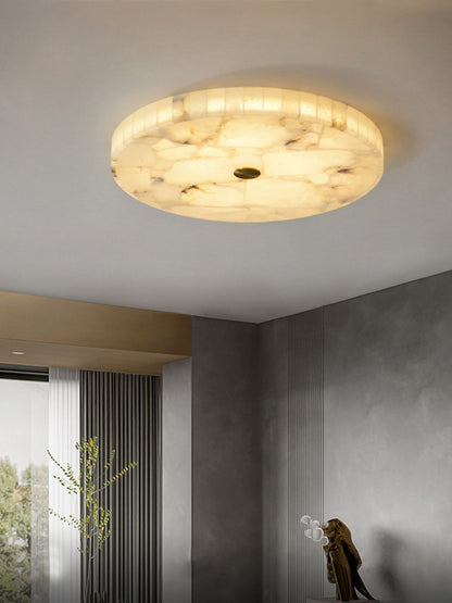 Round Mosaic Alabaster Ceiling Lamp – Dimmable, view 23