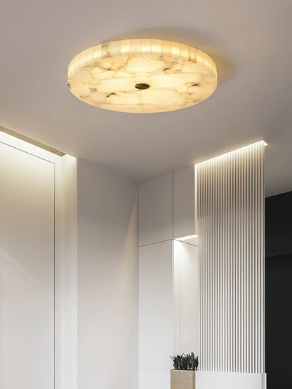 Round Mosaic Alabaster Ceiling Lamp – Dimmable, view 26