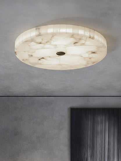 Round Mosaic Alabaster Ceiling Lamp – Dimmable, view 27