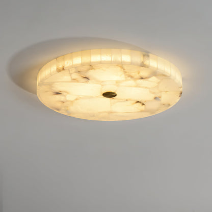 Round Mosaic Alabaster Ceiling Lamp – Dimmable, view 28