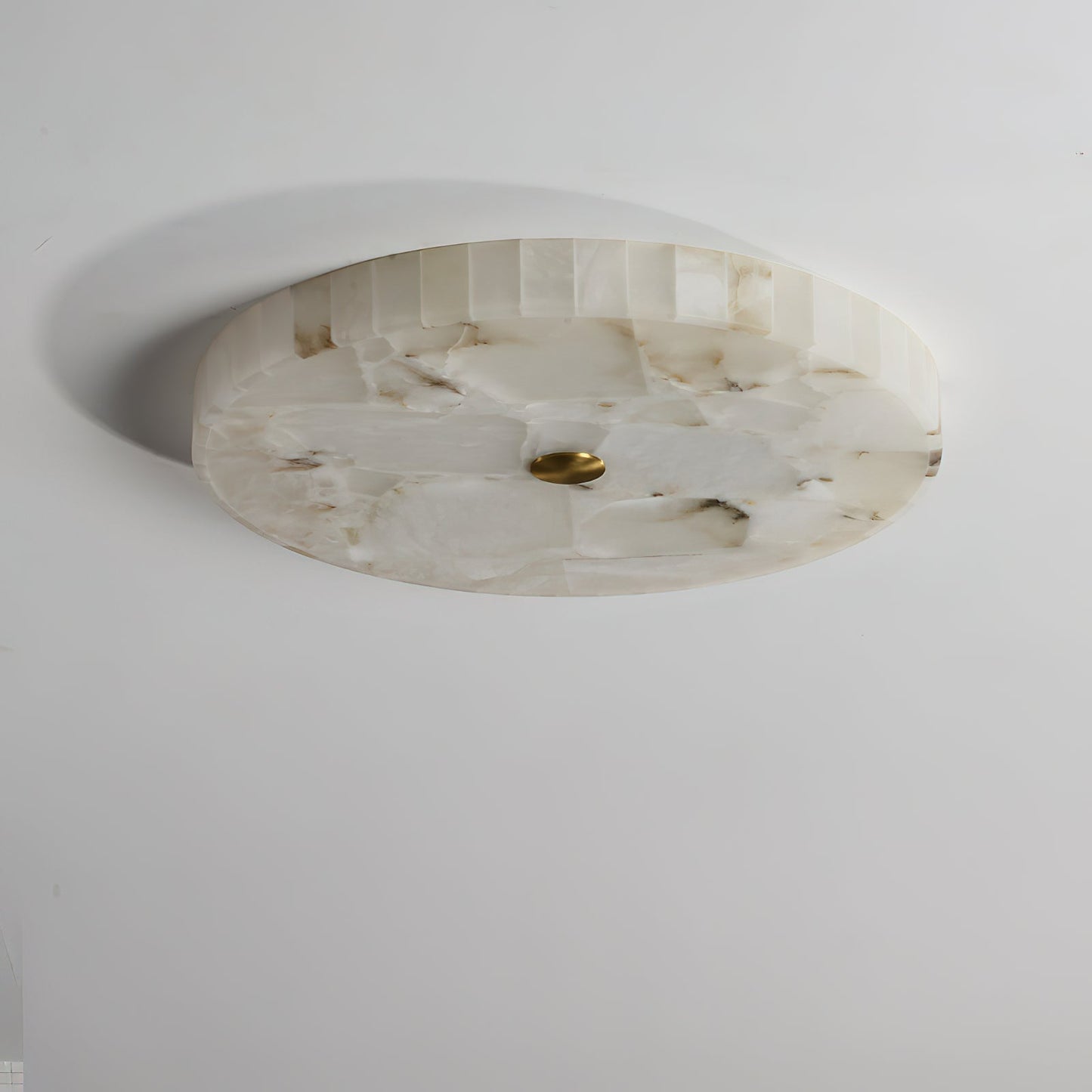 Round Mosaic Alabaster Ceiling Lamp – Dimmable, view 29