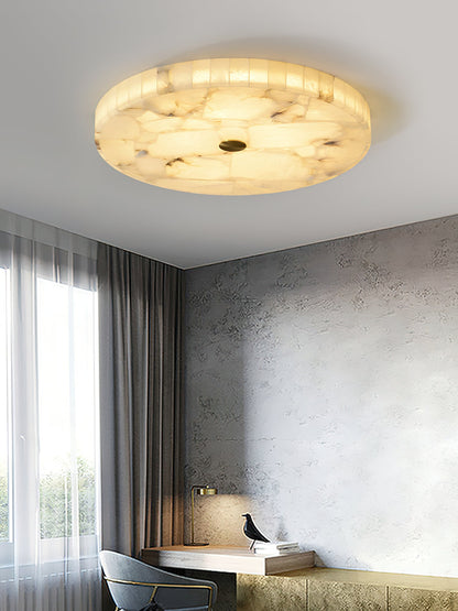 Round Mosaic Alabaster Ceiling Lamp – Dimmable, view 20