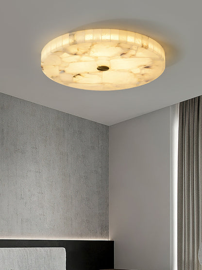 Round Mosaic Alabaster Ceiling Lamp – Dimmable, view 21