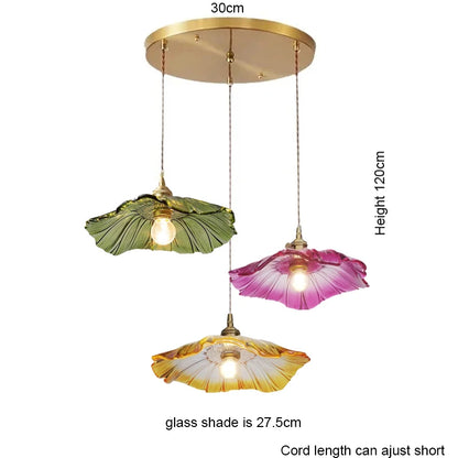 Petal Glass Ceiling Light