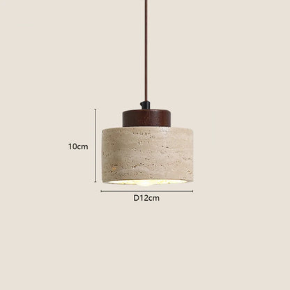 Travertine Stone Pendant Light