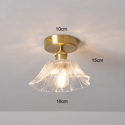 Petal Glass Ceiling Light