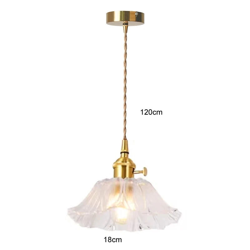 Petal Glass Ceiling Light