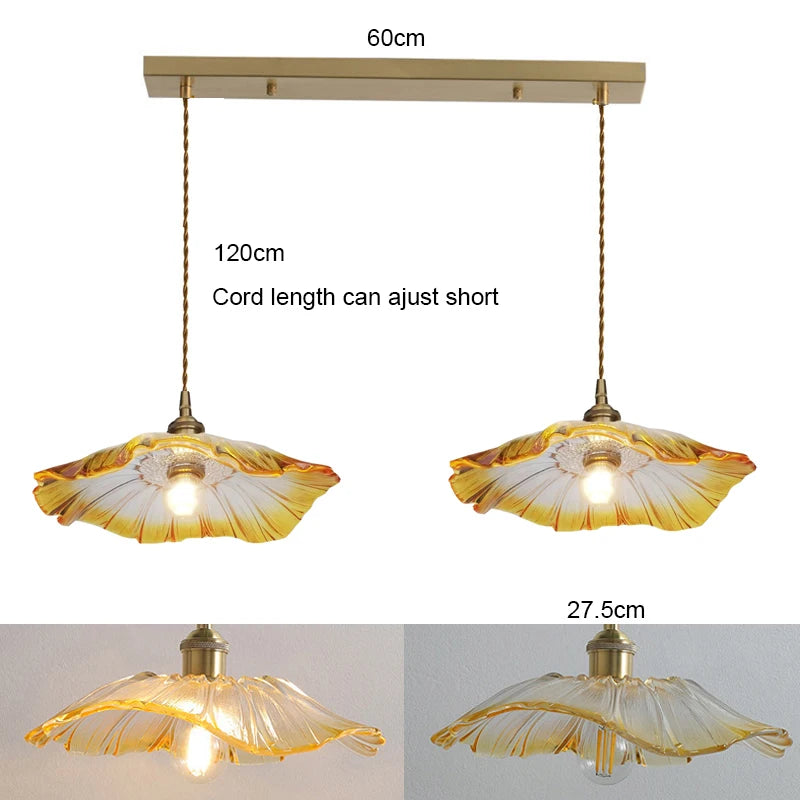 Petal Glass Ceiling Light