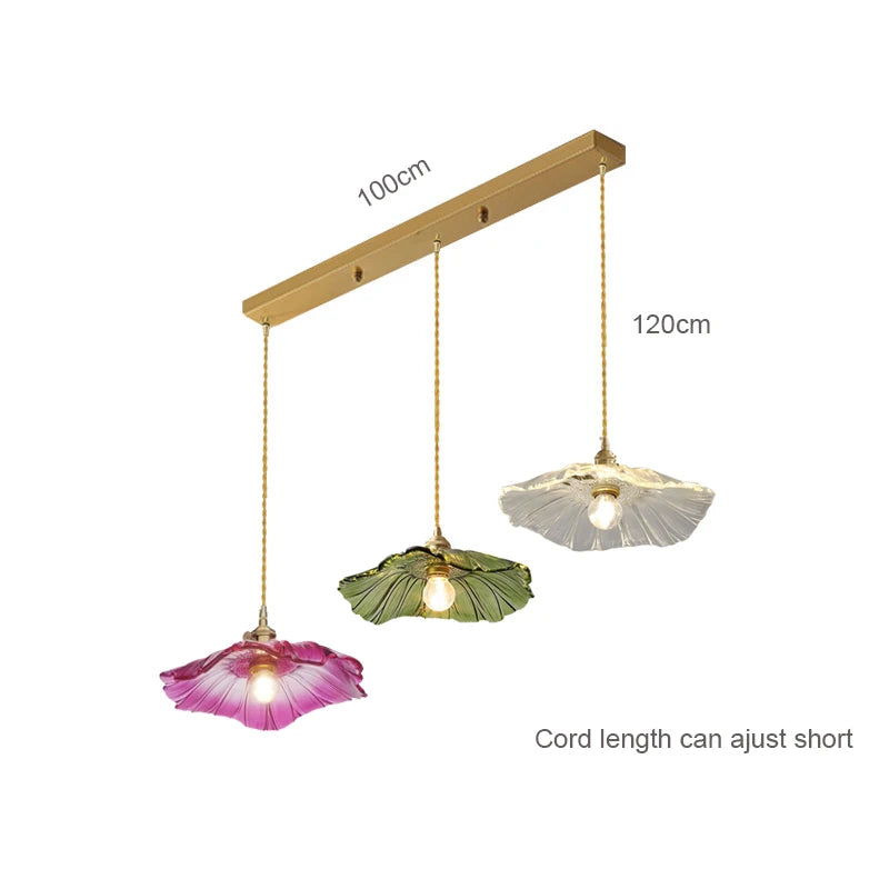 Petal Glass Ceiling Light