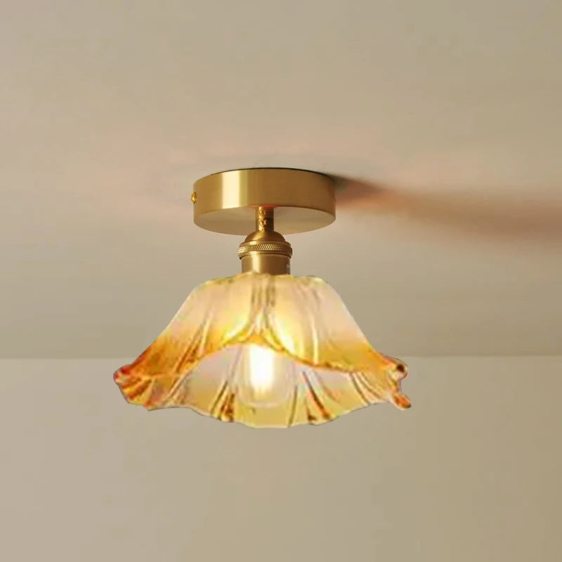Petal Glass Ceiling Light
