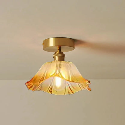 Petal Glass Ceiling Light