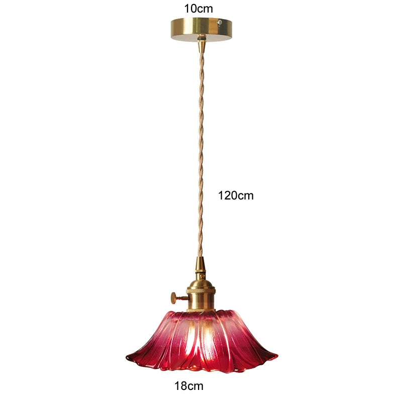 Petal Glass Ceiling Light