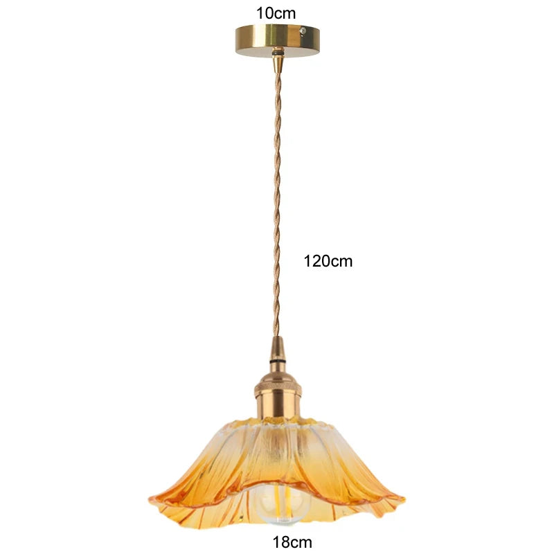 Petal Glass Ceiling Light