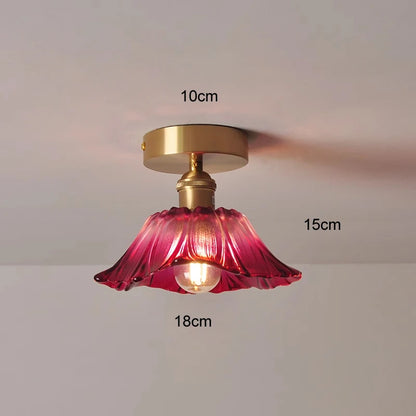 Petal Glass Ceiling Light