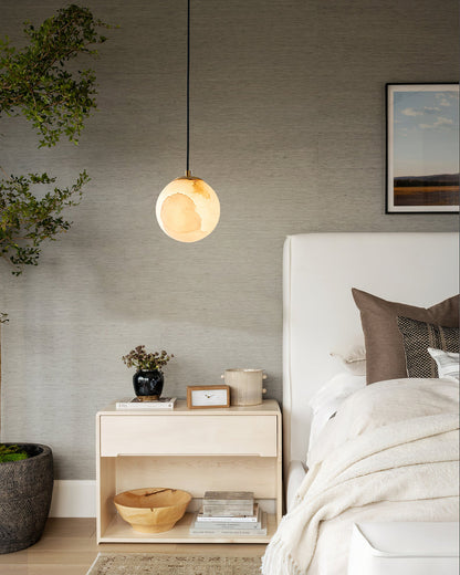 Savina Alabaster Pendant Light – Dimmable, view 13