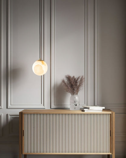 Savina Alabaster Pendant Light – Dimmable, view 15