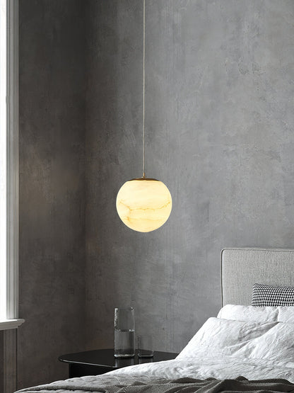Savina Alabaster Pendant Light – Dimmable, view 17