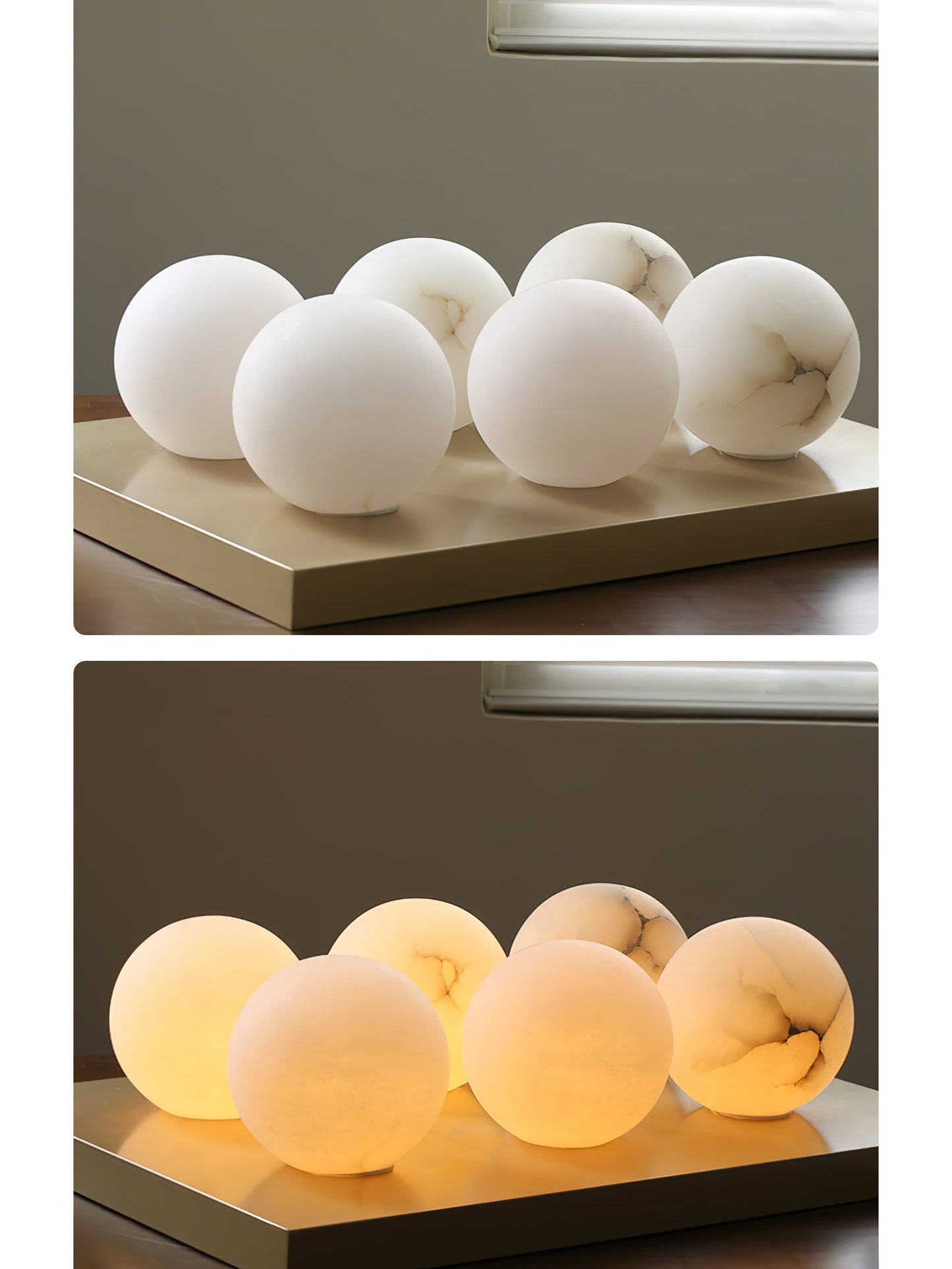 Savina Alabaster Pendant Light – Dimmable, view 26