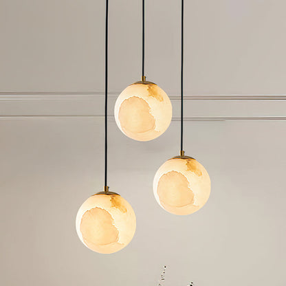 Savina Alabaster Pendant Light – Dimmable