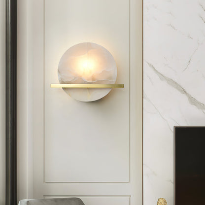 Savion Alabaster Wall Lamp, detail