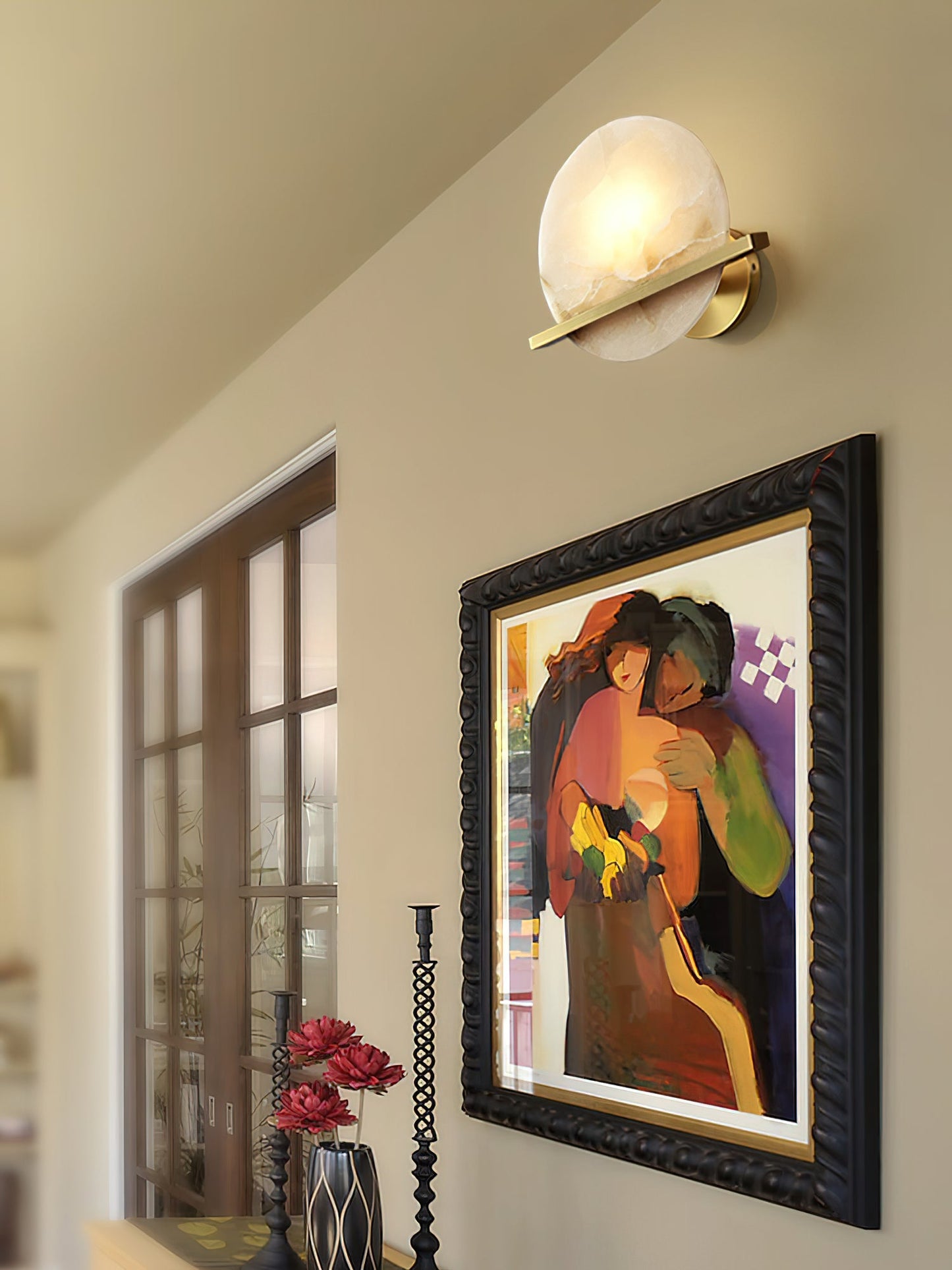 Savion Alabaster Wall Lamp, view 8