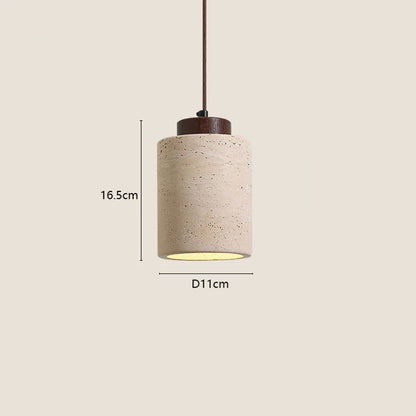 Travertine Stone Pendant Light