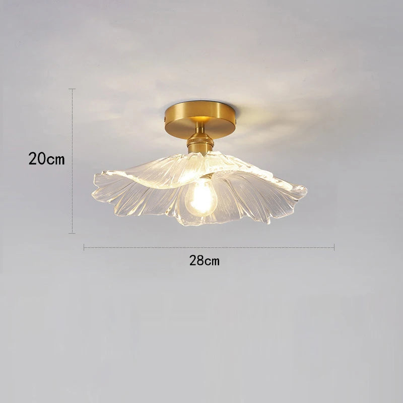 Petal Glass Ceiling Light