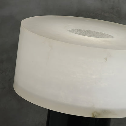 Small Solid Alabaster Table Lamp, view 15