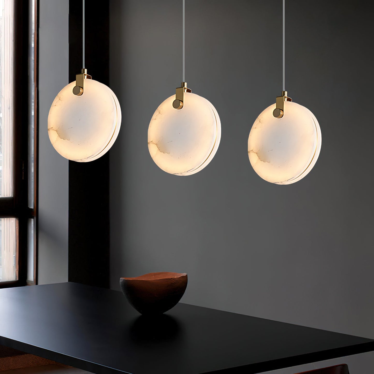 Soho Alabaster Pendant Light – Dimmable, view 13