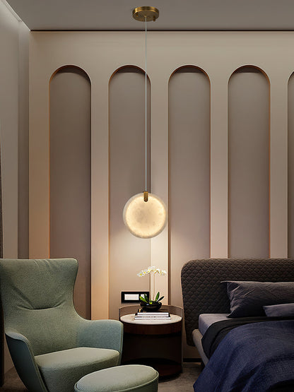 Soho Alabaster Pendant Light – Dimmable, view 14