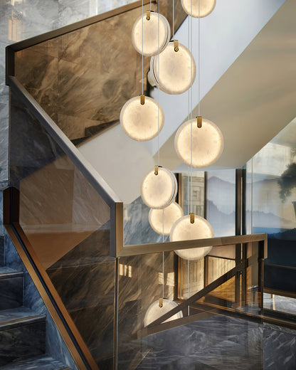 Soho Alabaster Pendant Light – Dimmable, view 15