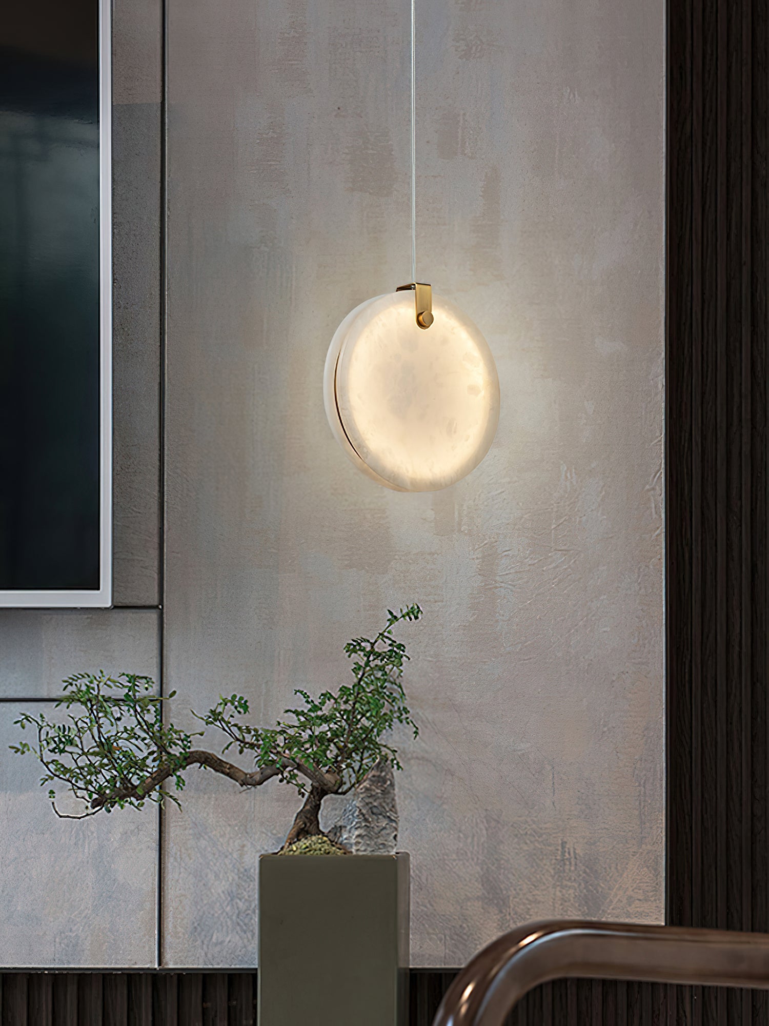 Soho Alabaster Pendant Light – Dimmable, view 17