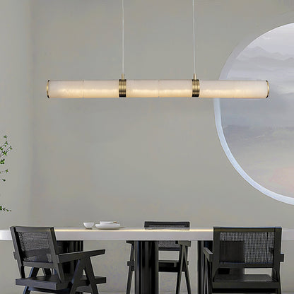Stream Alabaster Pendant Light – Dimmable, alternate view