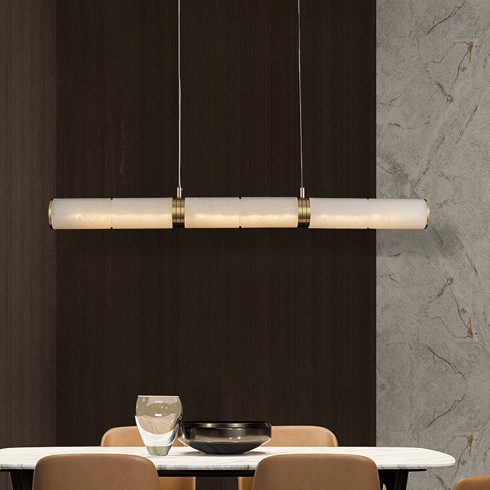 Stream Alabaster Pendant Light – Dimmable