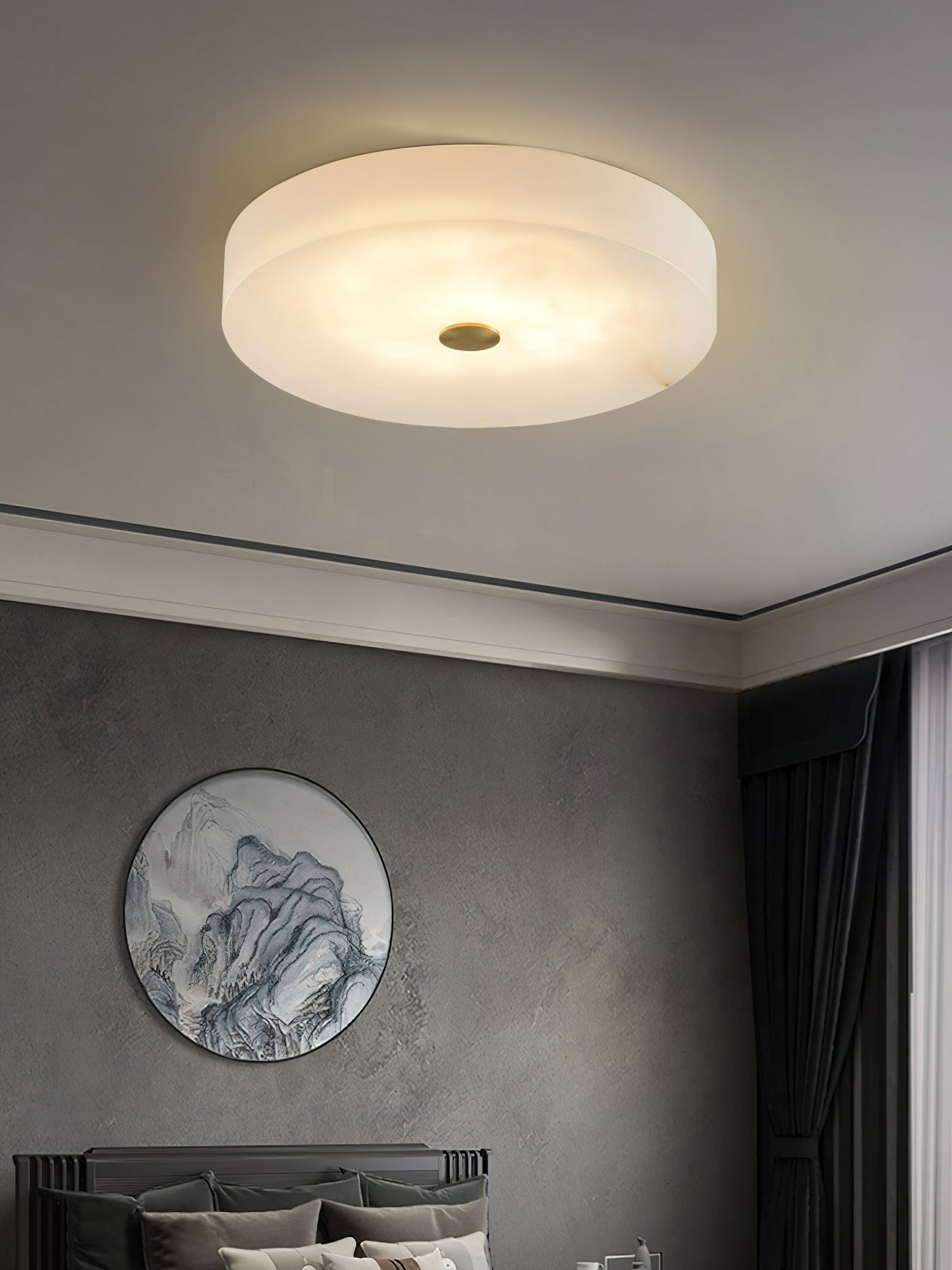 Tamoor Alabaster Ceiling Light, view 14
