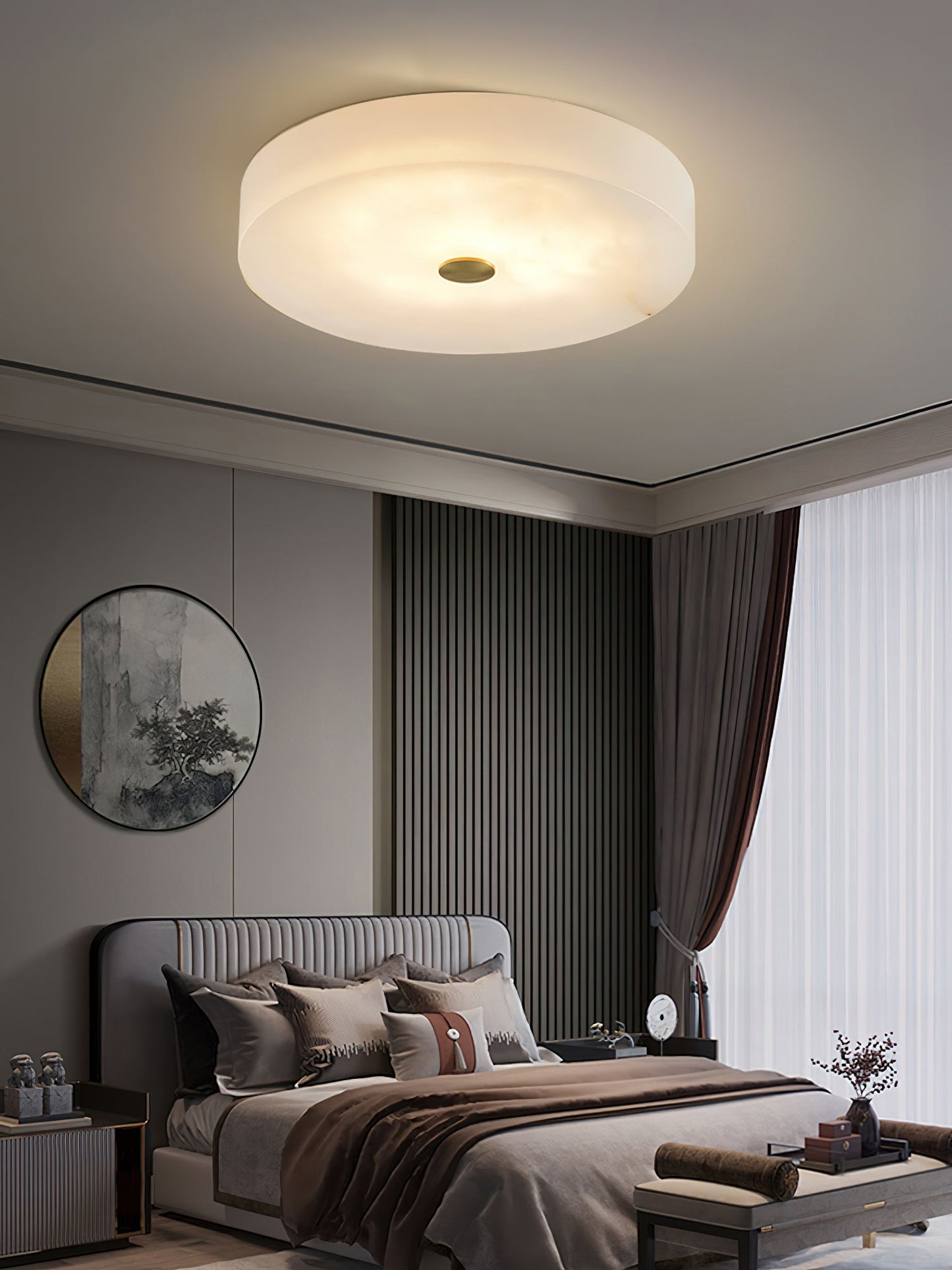 Tamoor Alabaster Ceiling Light, view 23