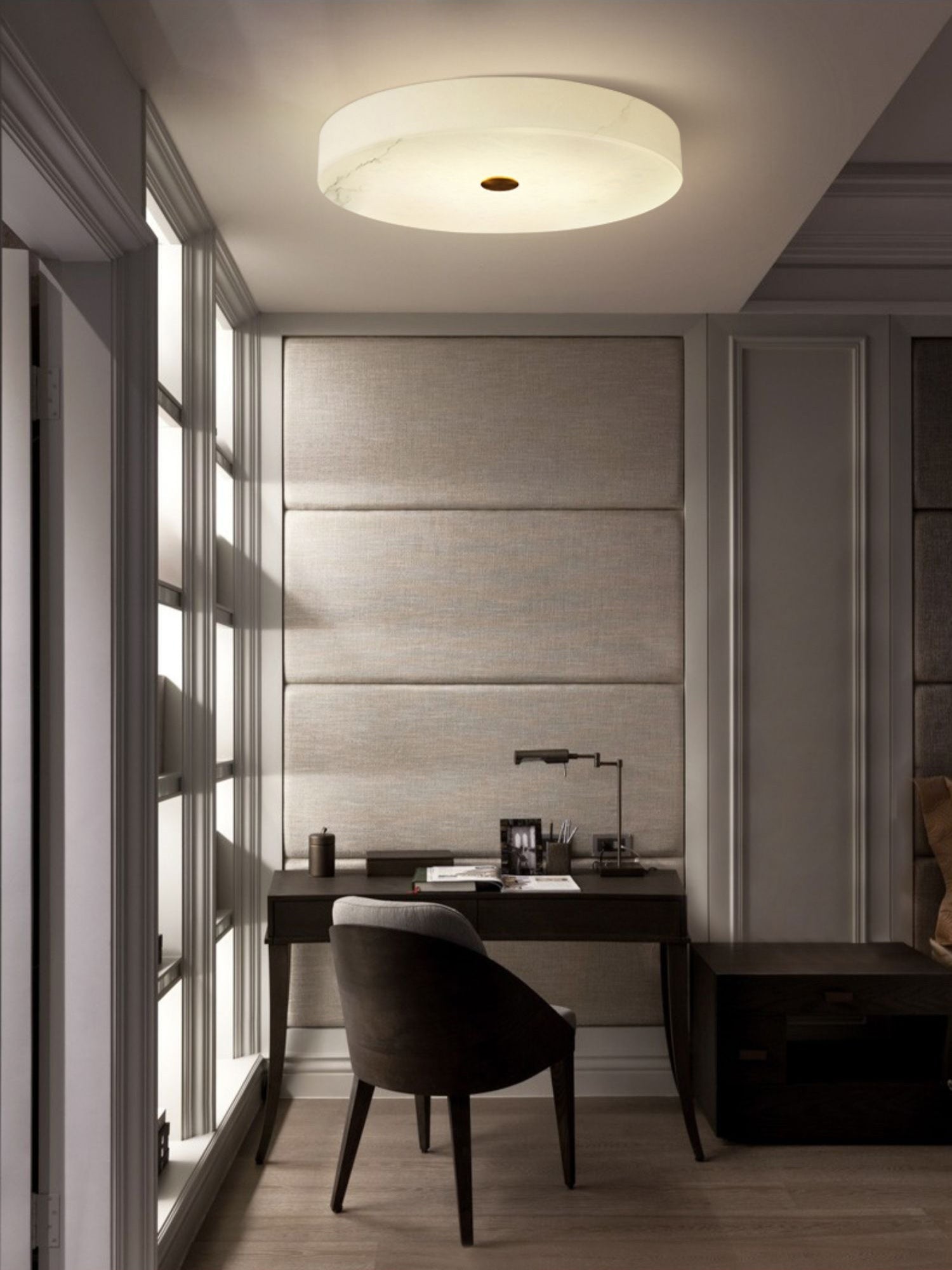 Tamoor Alabaster Ceiling Light, view 24