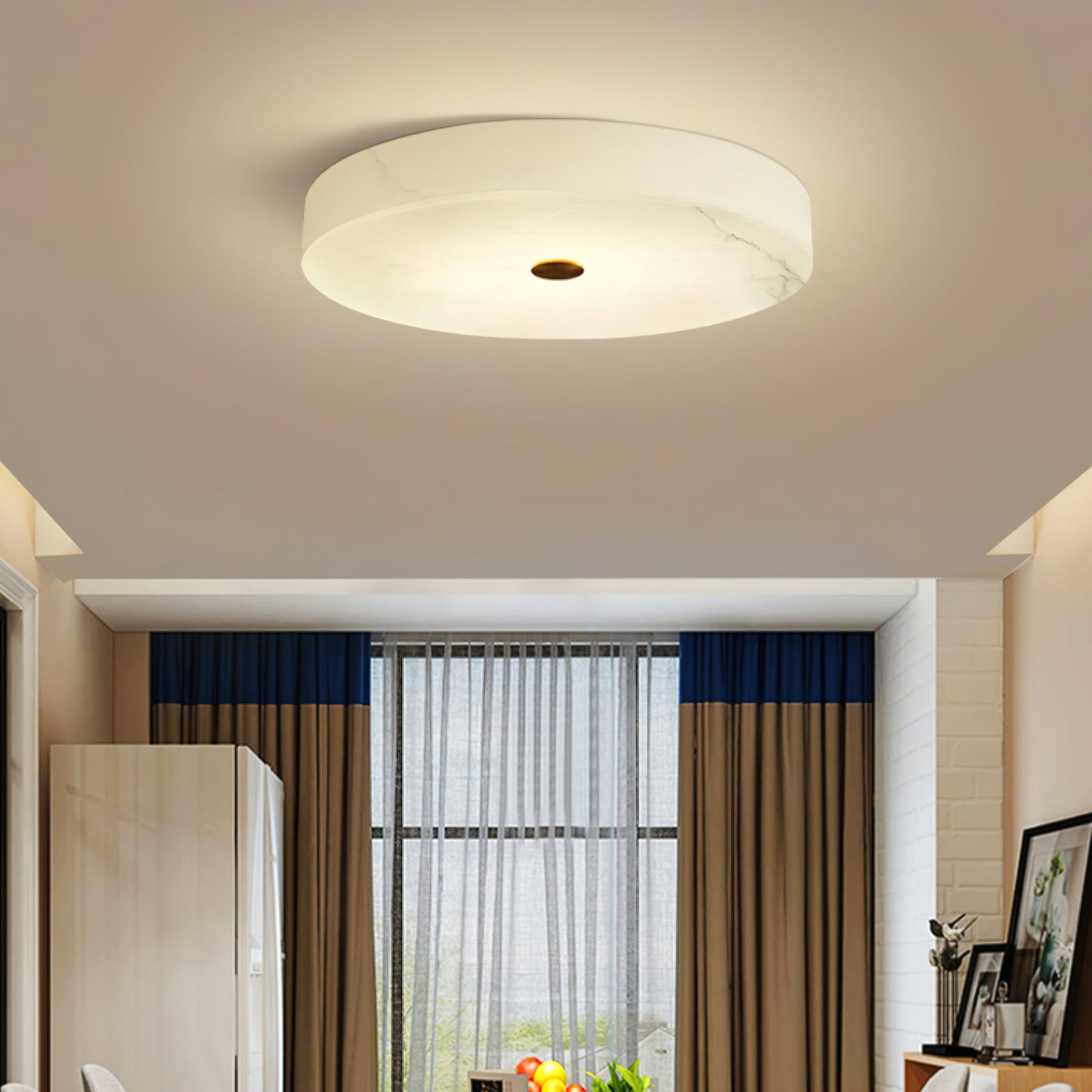 Tamoor Alabaster Ceiling Light, view 13