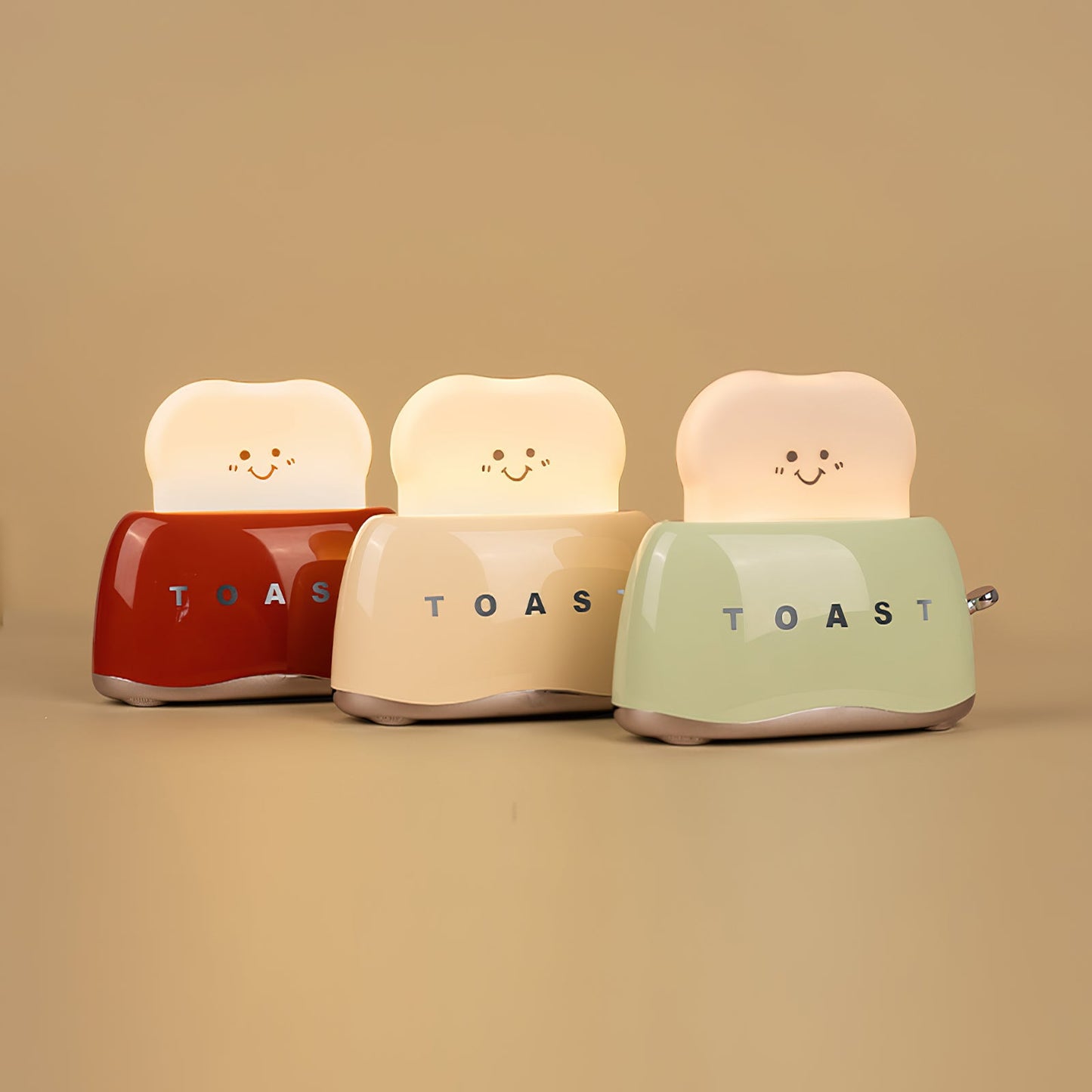 Toaster Table Lamp with built-in battery, detail