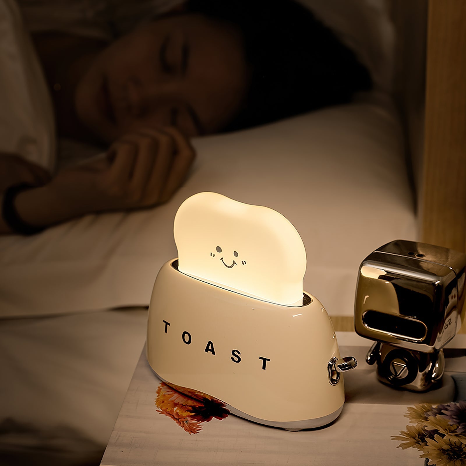 Toaster Table Lamp with built-in battery, view 4