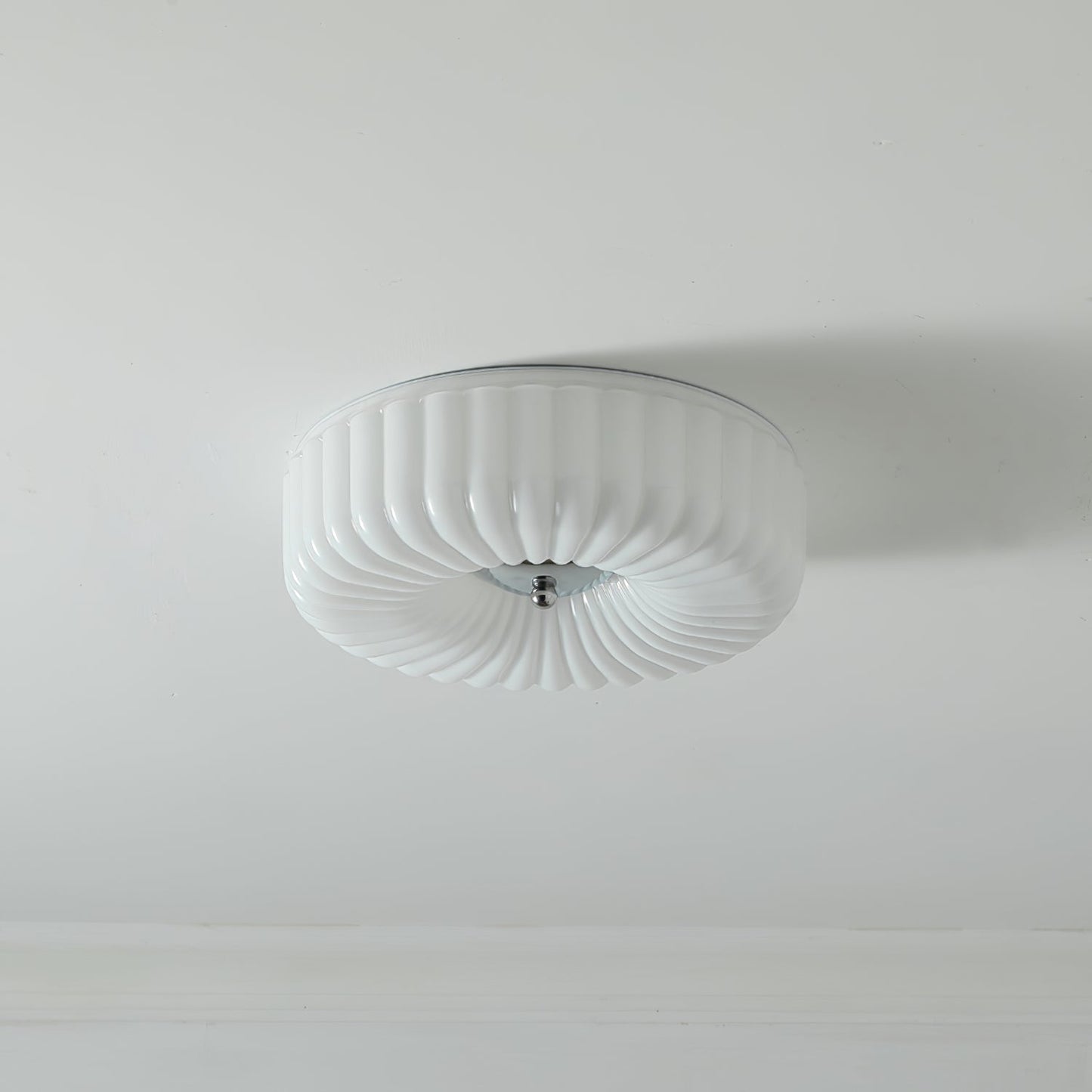 Willa Glass Flush Mount Ceiling Light, alternate view